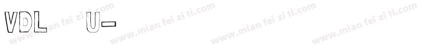 VDL 黒明朝 U字体转换